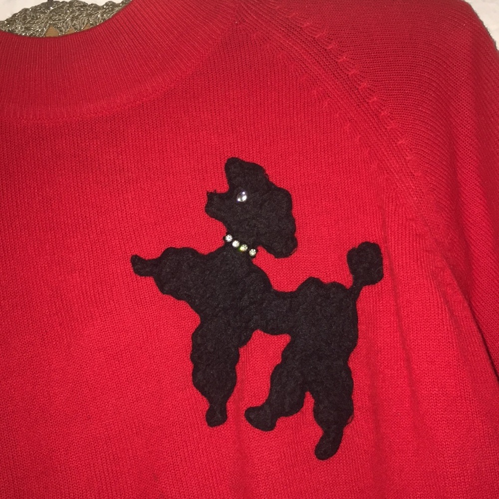 1950s Poodle Sweater
